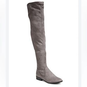 Aldo Elinna Gray Over the Knee High Boots